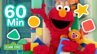 Let's Find Shapes with Elmo! 🔴 🟦 ⭐ | 60 Mins | Sesame Street