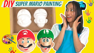 The Super Mario Bros Movie DIY Crafts for Kids | Super Mario & Luigi Painting for Preschool | Colors