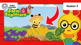 NEW! Let's Explore: Rainbow Colors with Vegetables! | Farm Explorers SEASON 3! | Baby Einstein