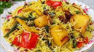 Easy Vegetable Pulao Recipe | Colorful, & Delicious پلو سبزیجات افغانی پلو ترکاری