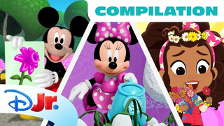 All Things Flowers Disney Jr. Compilation! 🌼🌷 Ft. Megan and Cupcake, Mickey & More! | Disney Jr.