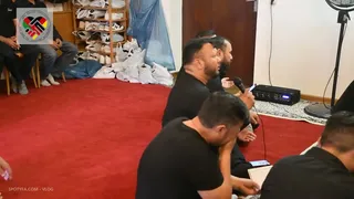 عزاداری هیئت افغان‌های مقیم آلمان در روز ششم محرم