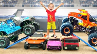 کریس و مایک در نمایش پرهیجان MONSTER JAM (مونستر جم)