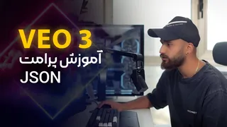 با Veo3 حرفه‌ای شو! - آموزش نویسندگی JSON با هوش مصنوعی