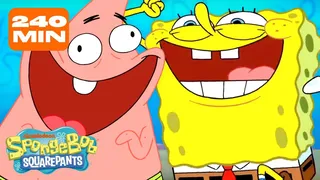 بهترین لحظه‌های خوشحالی اسفنج‌باب! 🤗 | تجمیع 4 ساعته | @SpongeBobOfficial