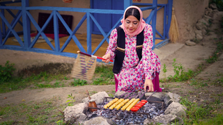 کباب کوبیده مرغ خوشمزه و معطر | غذاهای روستایی