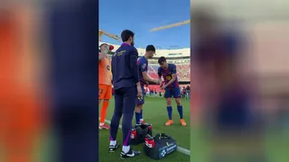 The moments before the game 👊 shorts fcbarcelona shortvideo