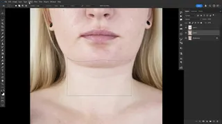 آموزش حذف غبغب با فتوشاپ