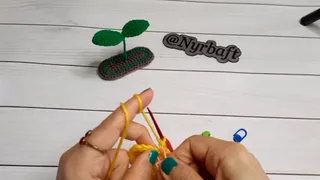 آموزش بافتنی جوانه گل