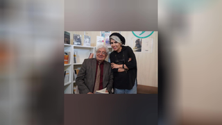 رونمایی کتاب در چشم هایش دو پرنده سفید.
