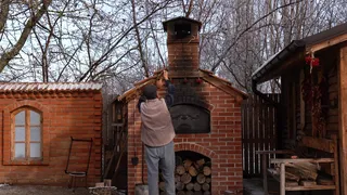 Baking a Village Honey Cake From Scratch 🍯🍰🔥