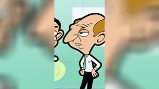 مستر بین در نقش رئیس — کلیپ کوتاه خنده‌دار
