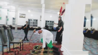 گوشه هایی از تعزیه حضرت علی اکبر (ع) شب تاسوعا روستای آبخوری محرم 1404