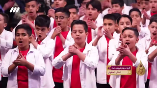 اجرای فوق العاده هماهنگ نوجوانان در برنامه حسینیه معلی