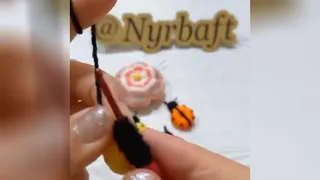 آموزش بافت کفشدوزک زیبا