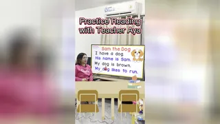 Practice reading with Teacher Aya practicereadingenglish basicenglishsentences