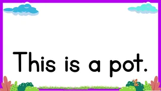 Read & Repeat: Easy Sentences for Beginners ---- Let’s Read and Learn Together