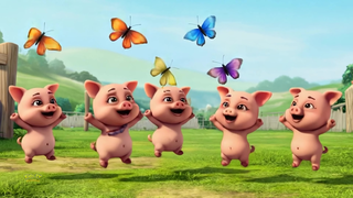 Five Little Piddies Song | Fun Counting Rhyme for Kids