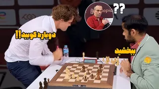 کارلسن از کوره در رفت؛ دوباره میز را کوبید!