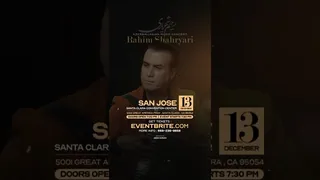 رحیم شهریاری - کنسرت زنده در سن خوزه - ۱۳ دسامبر