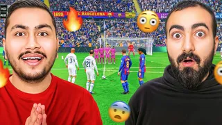 چالش ۱۰۰ ضریه ایستگاهی با اسطوره‌های بارسلونا و رئال مادرید به همراه احمد🔥🤯