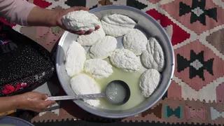 Nomadic Life in IRAN | Milking Cows, Making Fresh Cheese & Baking Bread