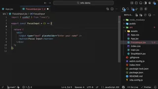 React 19 Tutorial - 38 - Manipulate the DOM with Refs