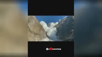 سقوط بهمن به شکل مهیب