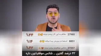 علاقه ،استعداد،شانس