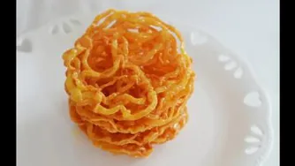 طرز تهیه زولبیا در خانه به سبک قنادی ها😘🍩زبان فارسی