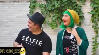 چه لباسی تحویل داده😂