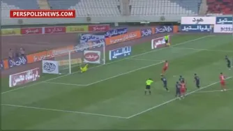 گل اول پرسپولیس به گل گهر توسط ترابی