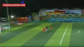 گل اول پرسپولیس به مس رفسنجان توسط مهدی عبدی
