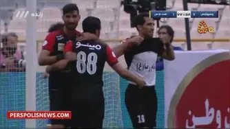 گل دوم پرسپولیس به نفت مسجدسلیمان توسط وحید امیری