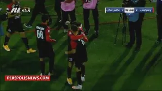 گل دوم پرسپولیس به ماشین سازی توسط احمد نوراللهی
