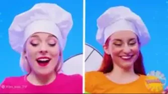 چالش غذا خوری دو نفره کیک بزرگ - چالش تزیین کیک