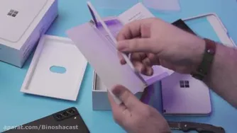 آنباکسینگ و جعبه گشایی سرفیس دوئو مایکروسافت | Microsoft Surface Duo Unboxing