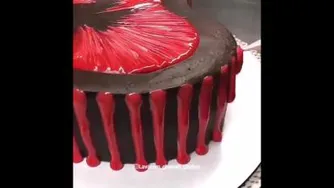 تزئین کیک به شکل قلب