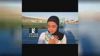 گریه های فرزانه فصیحی بعد از شکستن رکورد دو صدمتر زنان و مردان ایران
