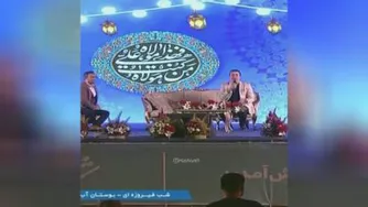 پاسخ جالب رحیم شهریاری به مجری تلویزیون آذربایجان که افشین آذری خواننده ایرانی ر
