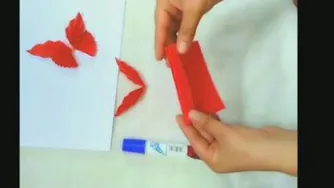 اموزش ساخت شاپرک کاغذی