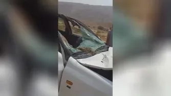 تصادف شتر با سمند
