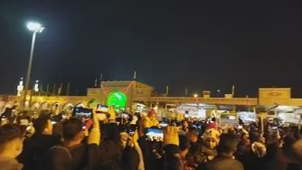 لحظه تحویل سال مشهد مقدی