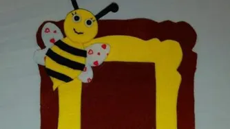 آموزش قاب عکس نمدی سوم