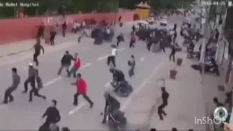 صحنه ترسناک وقوع زلزله