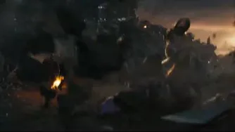 Captain America vs Thanos Fight Scene - Captain America Lifts Mjolnir - Avengers