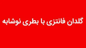 گلدان فانتزی با بطری نوشابه
