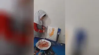 دست ورزی زیبای نادیا خوش جعفری