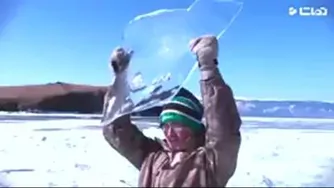 ساخت موزیک زیبا با یخ