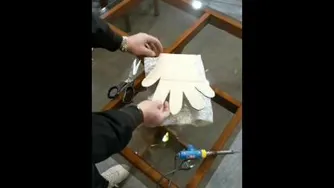 ساخت ساده دستکش یکبارمصرف